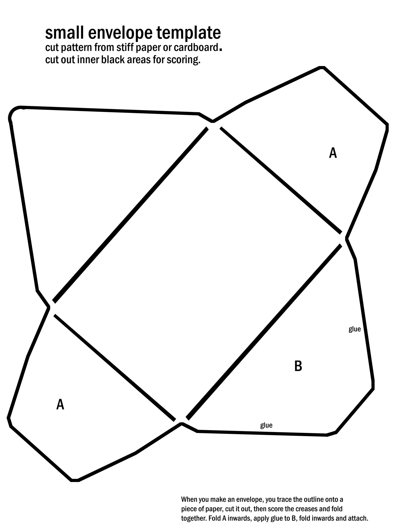 Small Envelope Template Small Envelope Template