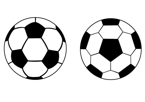 Soccer Ball Silhouette Vector