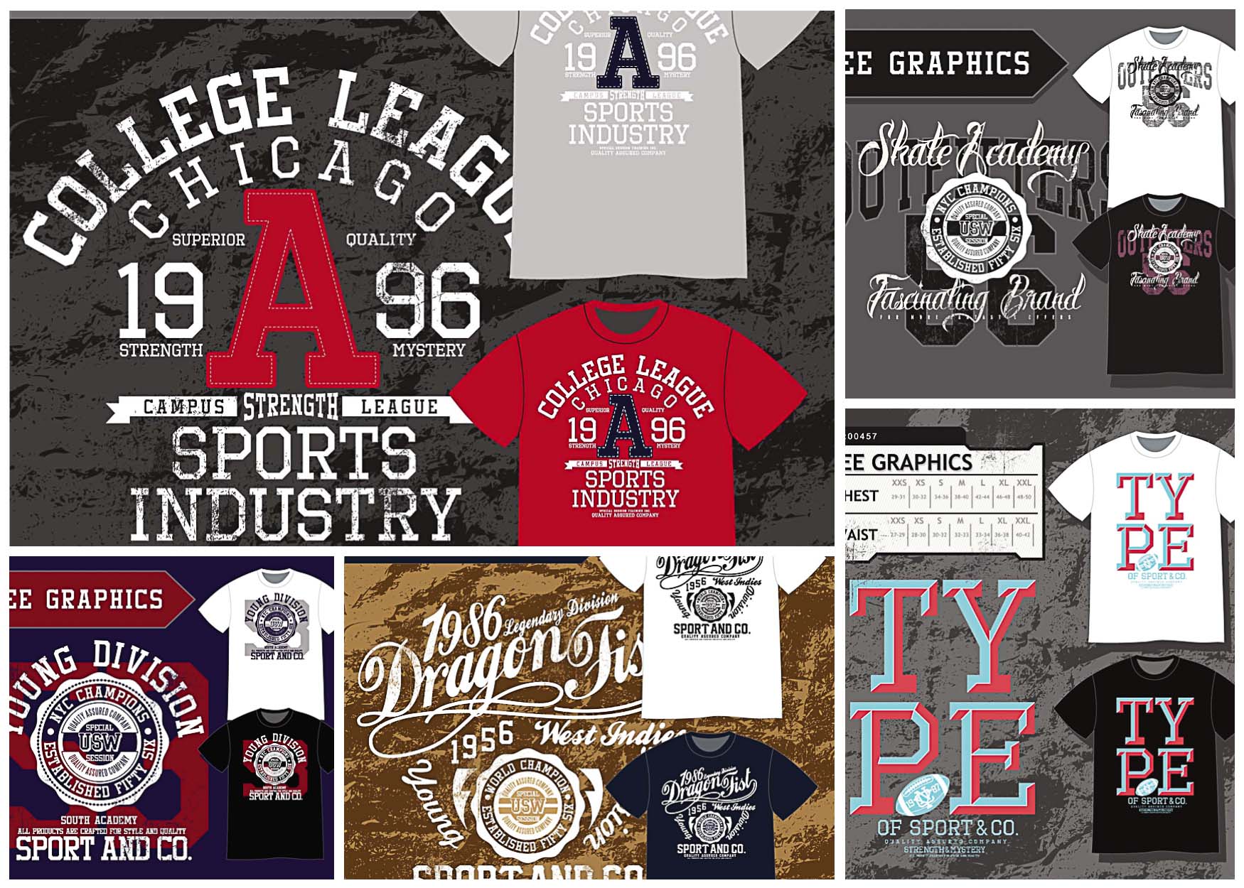 Sports T-Shirt Design Templates
