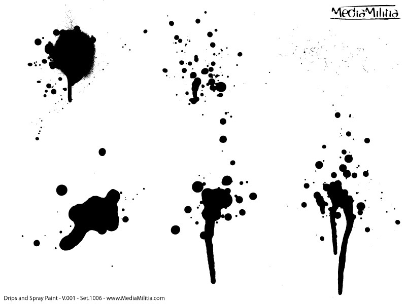 Spray-Paint Drip Spray-Paint Drip