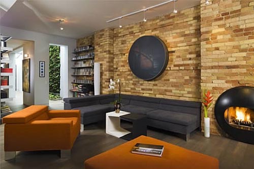 Stone Wall Living Room Ideas