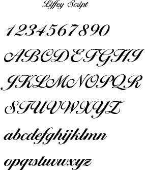 Stylish Fonts Alphabet