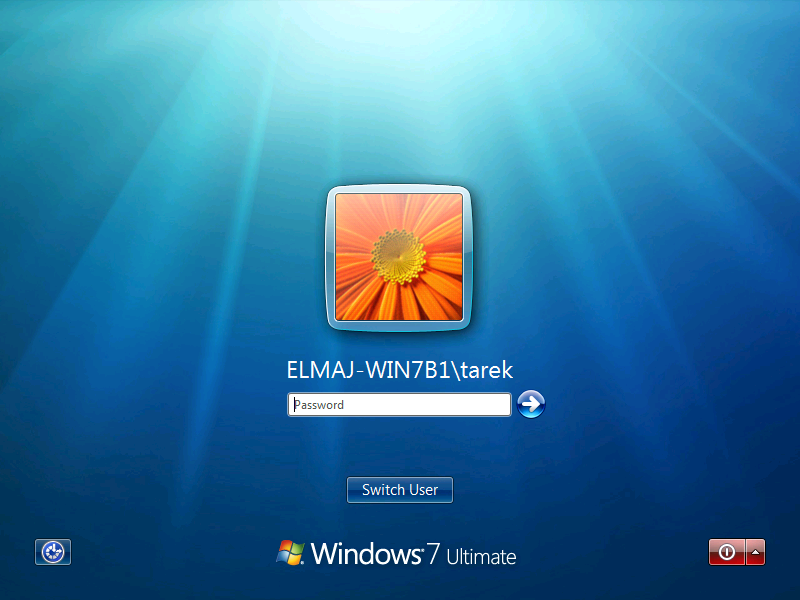 Switch User Windows 7