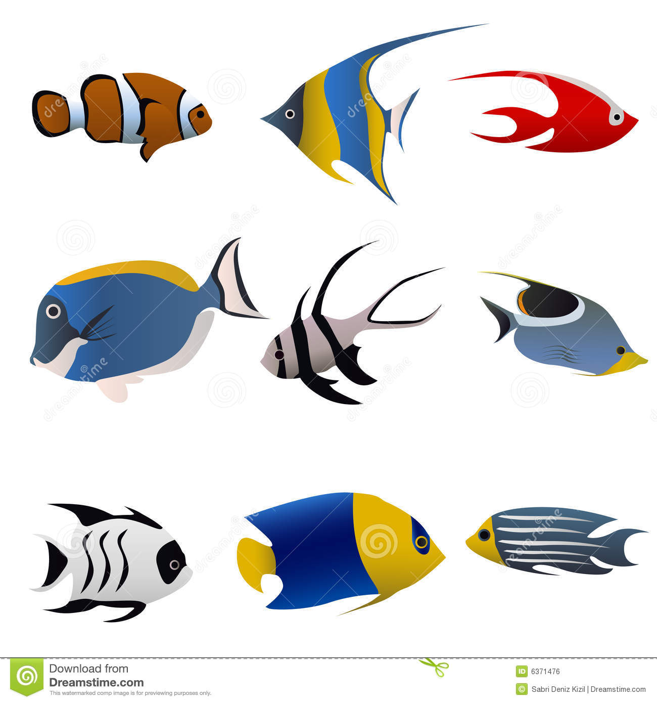 Tropical Fish Vector Art