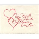 Two Hearts Wedding Invitations