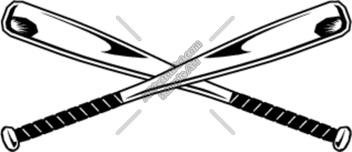 Vector Baseball Bat Clip Art