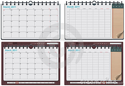 Vector Calendar Template