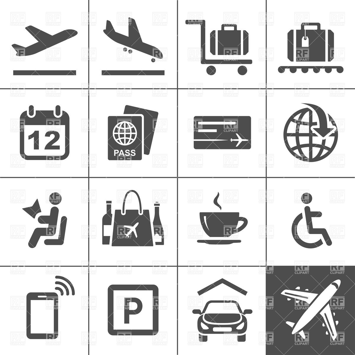 Vector Travel Icons Free Download