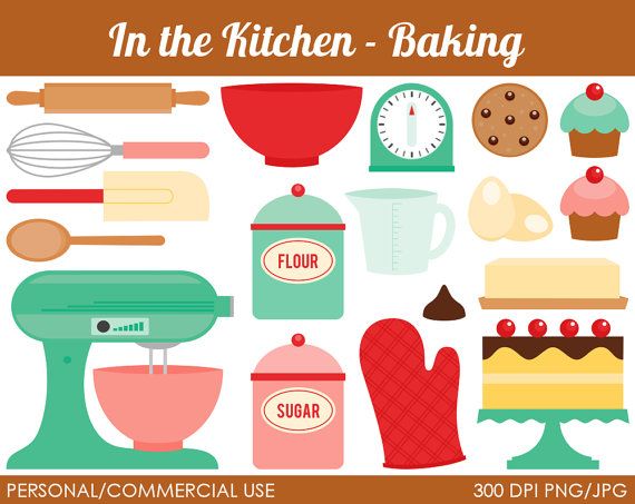 Vintage Baking Clip Art