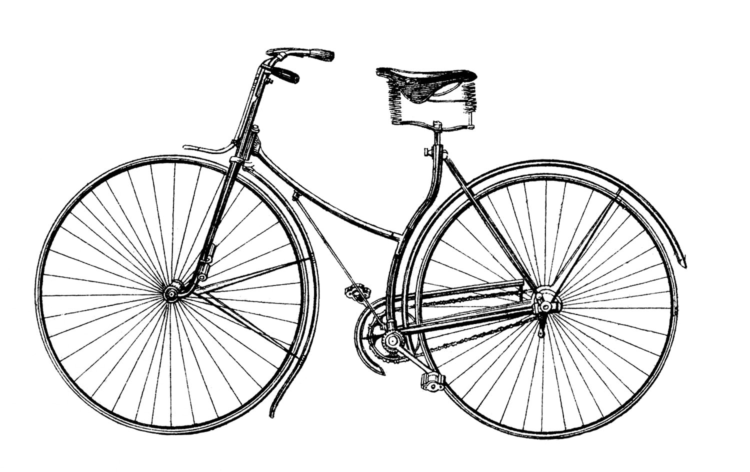 Vintage Bicycle Free Vector Downloads