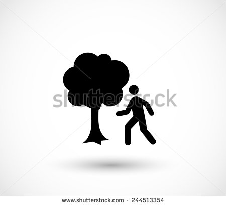 Walking Man Icon Vector Walking Man Icon Vector