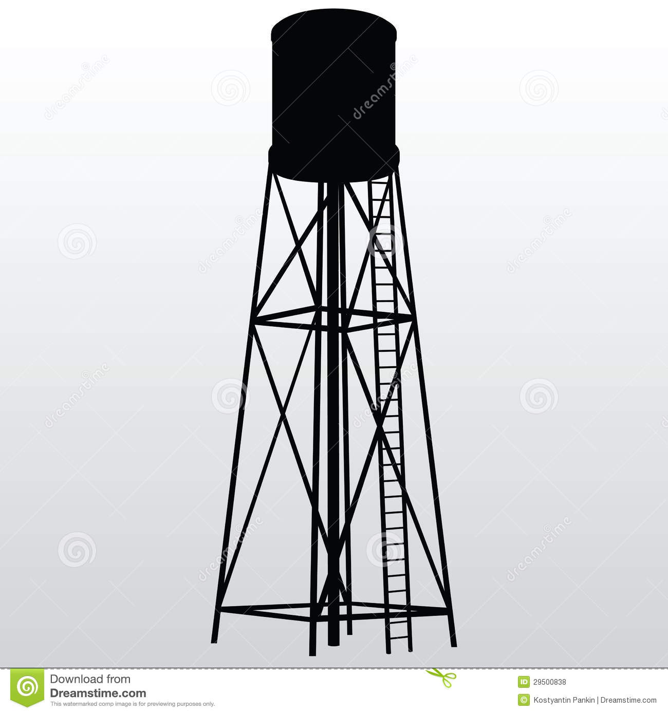 Water Tower Clip Art