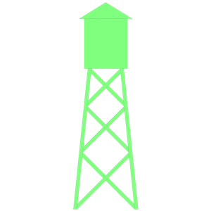 Water Tower Clip Art