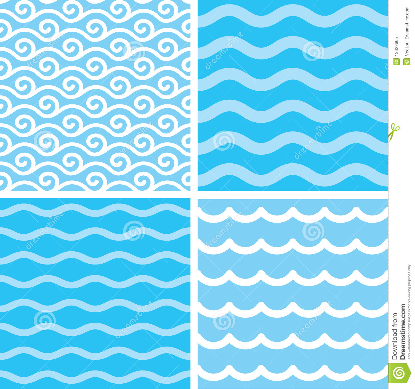 Water Wave Pattern Clip Art