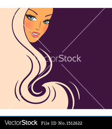 Woman Hair Vector Art