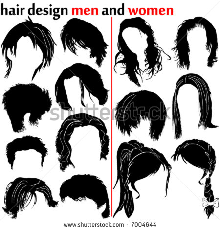 Woman Hair Vector