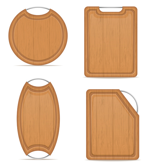 Wooden Cutting Board Vector