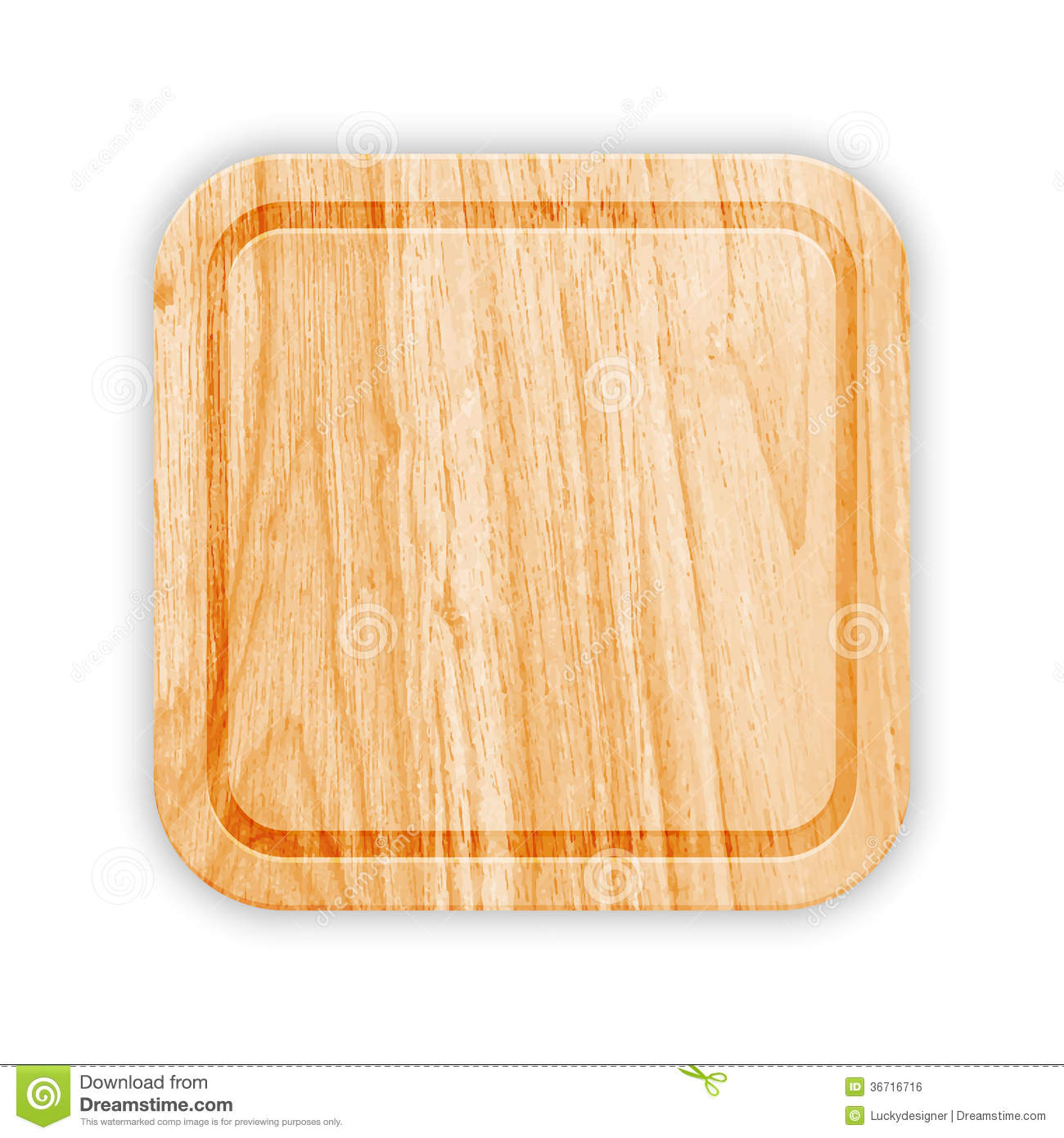 Wooden Cutting Board with Grooves