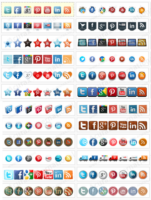 WordPress Social Media Icons