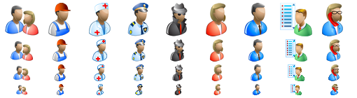 Aero People Icons for Windows 8