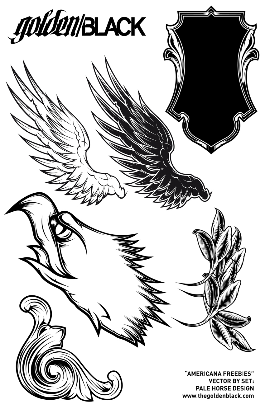 American Eagle Vector Art