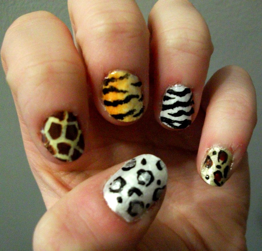Animal Print Nail Art Animal Print Nail Art
