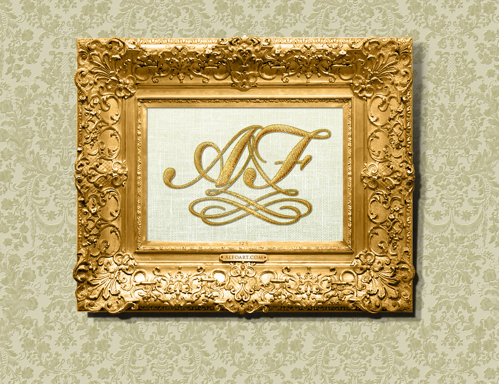 Antique Gold Frames for Photoshop