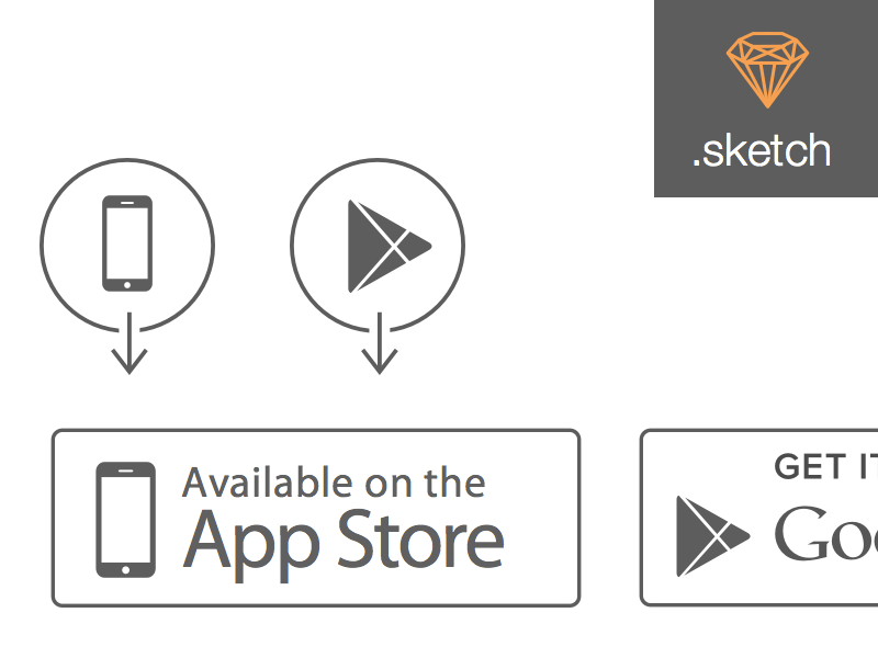 Apple and Google Play Store App Icon Apple and Google Play Store App Icon