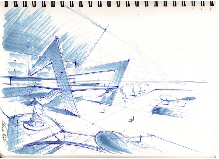 Architectural Design Sketches