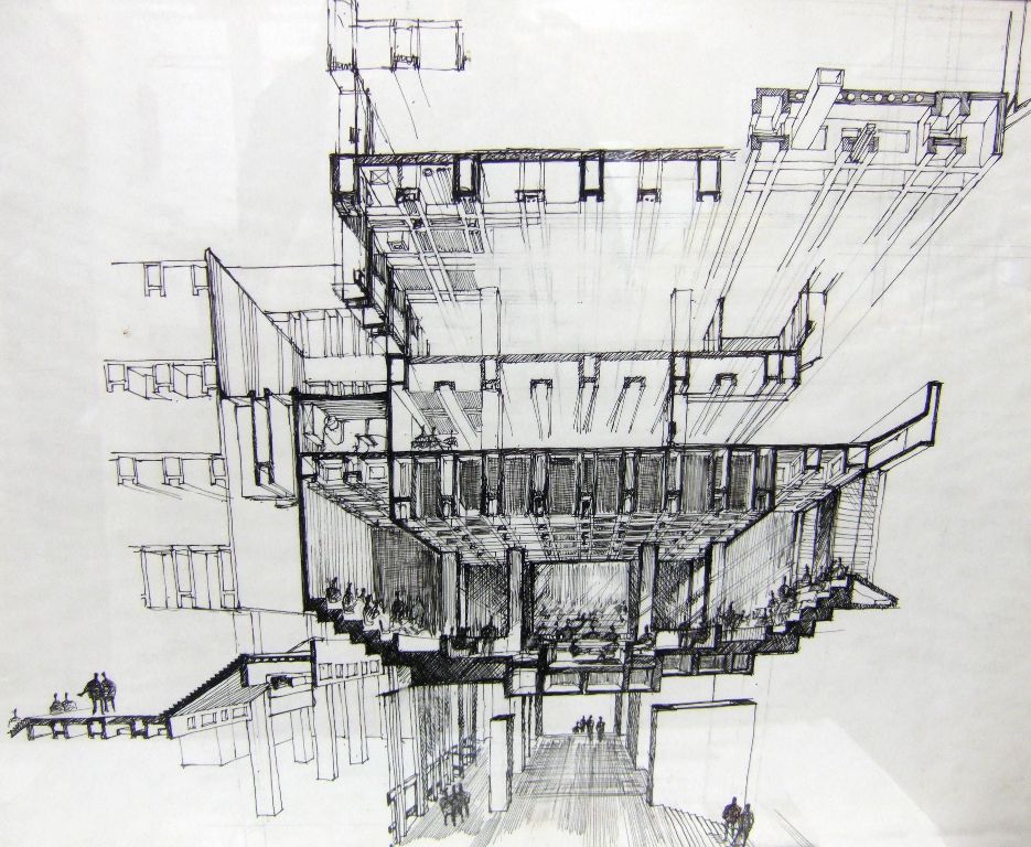 Architectural Sketch Drawing
