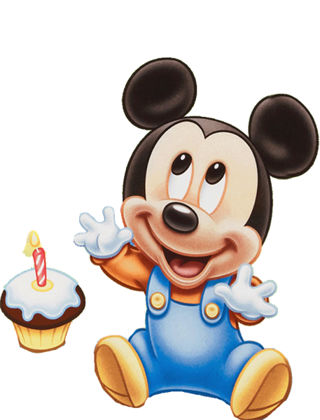 Baby Mickey Mouse Birthday Clip Art