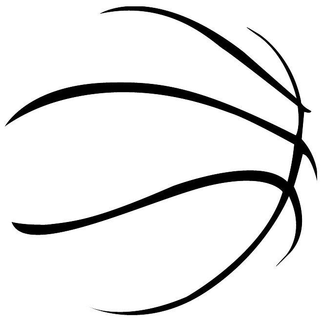 Basketball Outline Vector