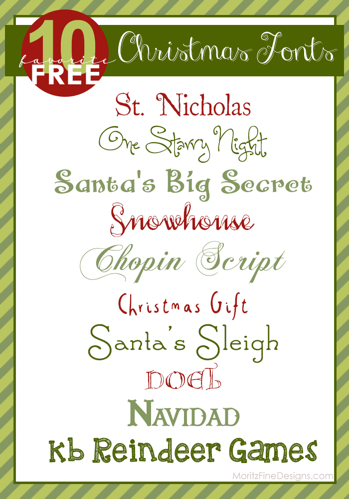 Best Christmas Fonts Free