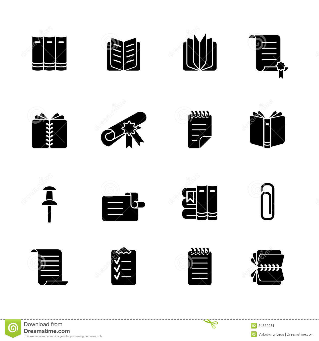 Black and White Computer Icon