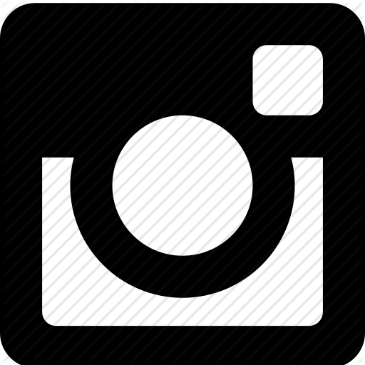 Black and White Instagram Logo Icon Black and White Instagram Logo Icon