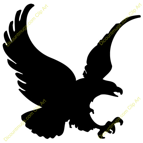 Black Eagle Clip Art
