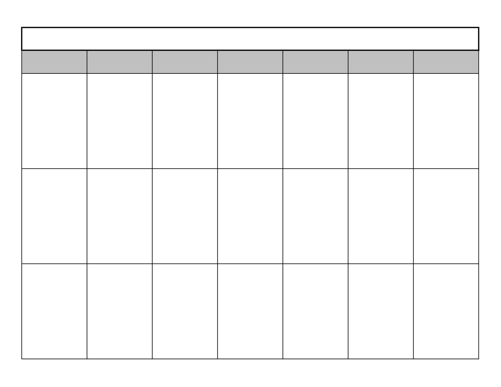 Blank Calendar Templates to Print Blank Calendar Templates to Print