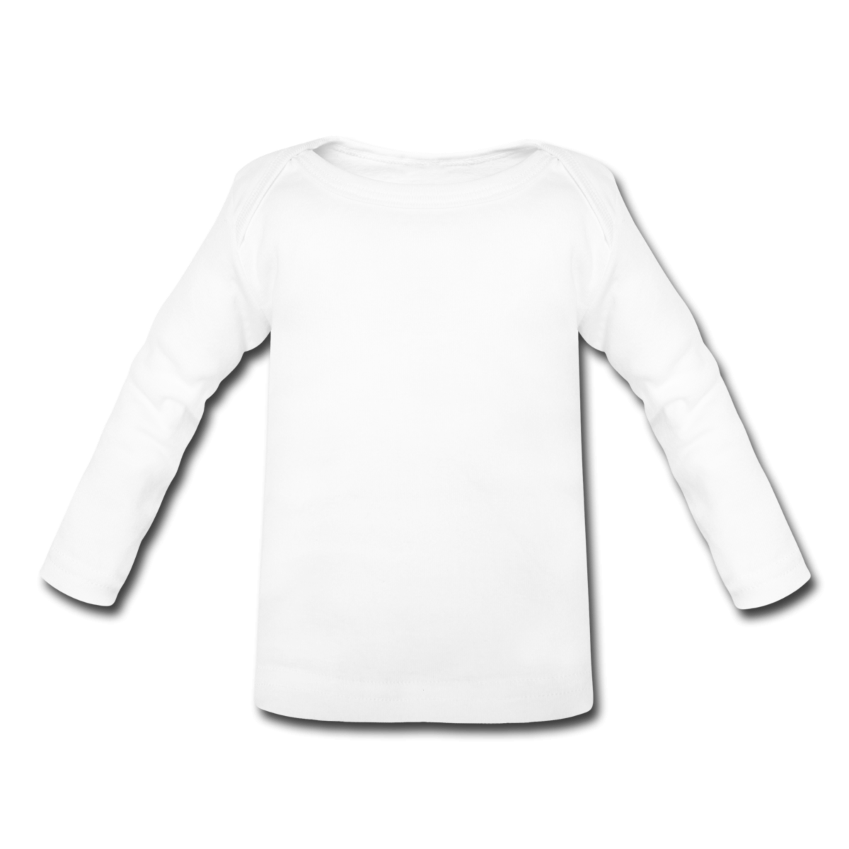 Blank Long Sleeve T-Shirt Template