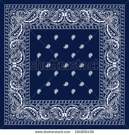 Blue Bandana Design