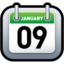 Blue Calendar Icon