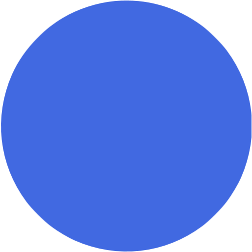 Blue Circle Icon