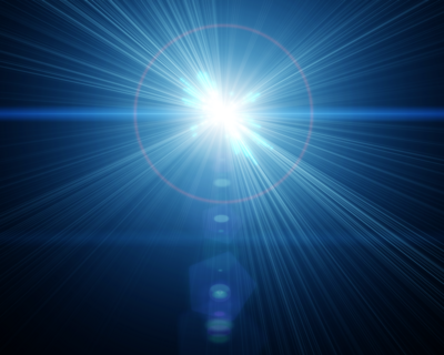 Blue Optical Flare Blue Optical Flare