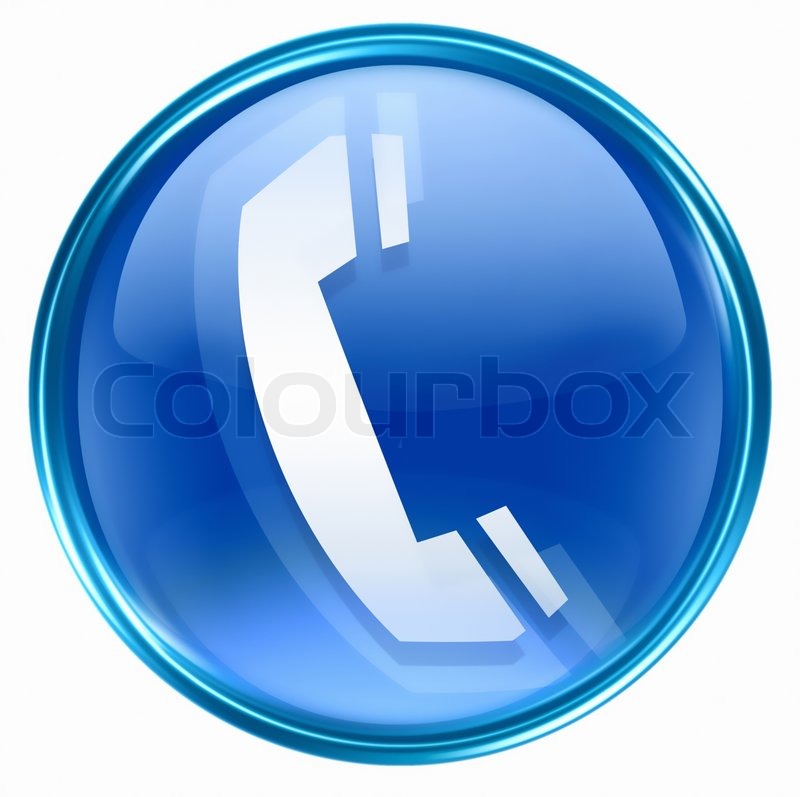 Blue Phone Icon