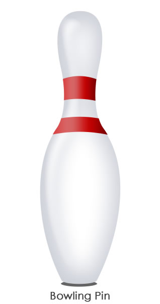 Bowling Pin Vector