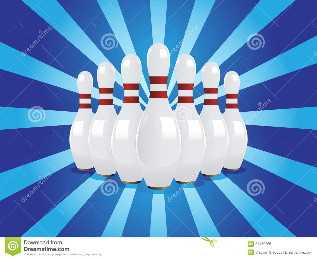 Bowling Pin Vector