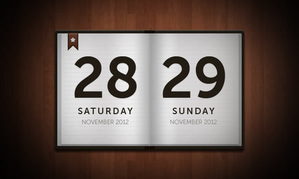Calendar Flip Book Calendar Flip Book