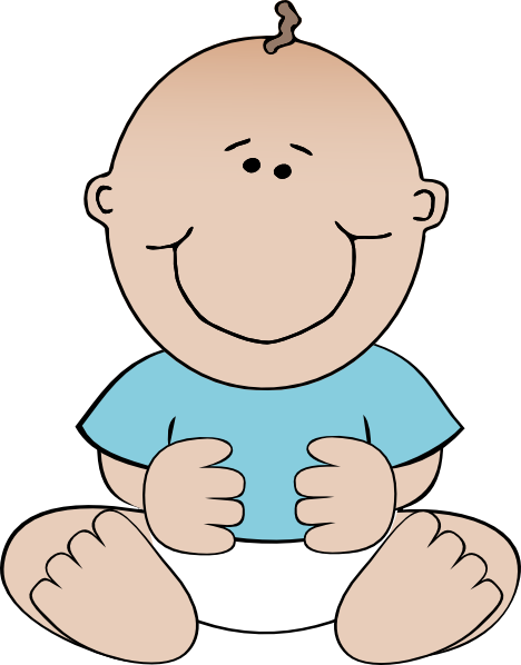 Cartoon Baby Boy Clip Art