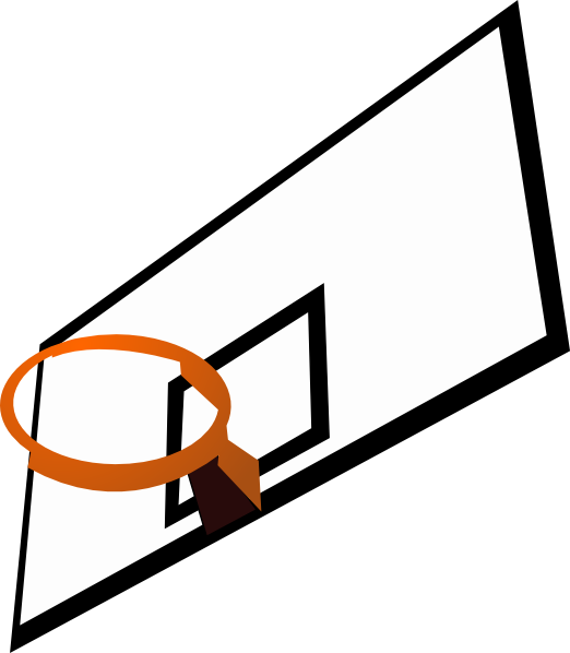 Cartoon Basketball Hoop Clip Art