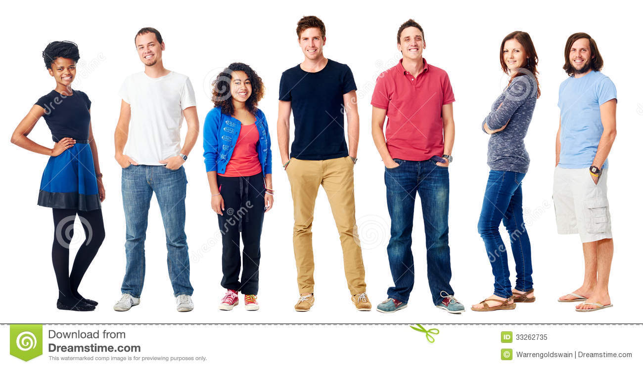 Casual Group of Diverse People Casual Group of Diverse People