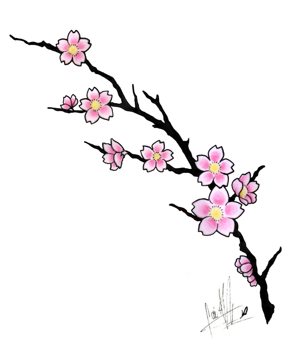 Cherry Blossom Tattoo Designs